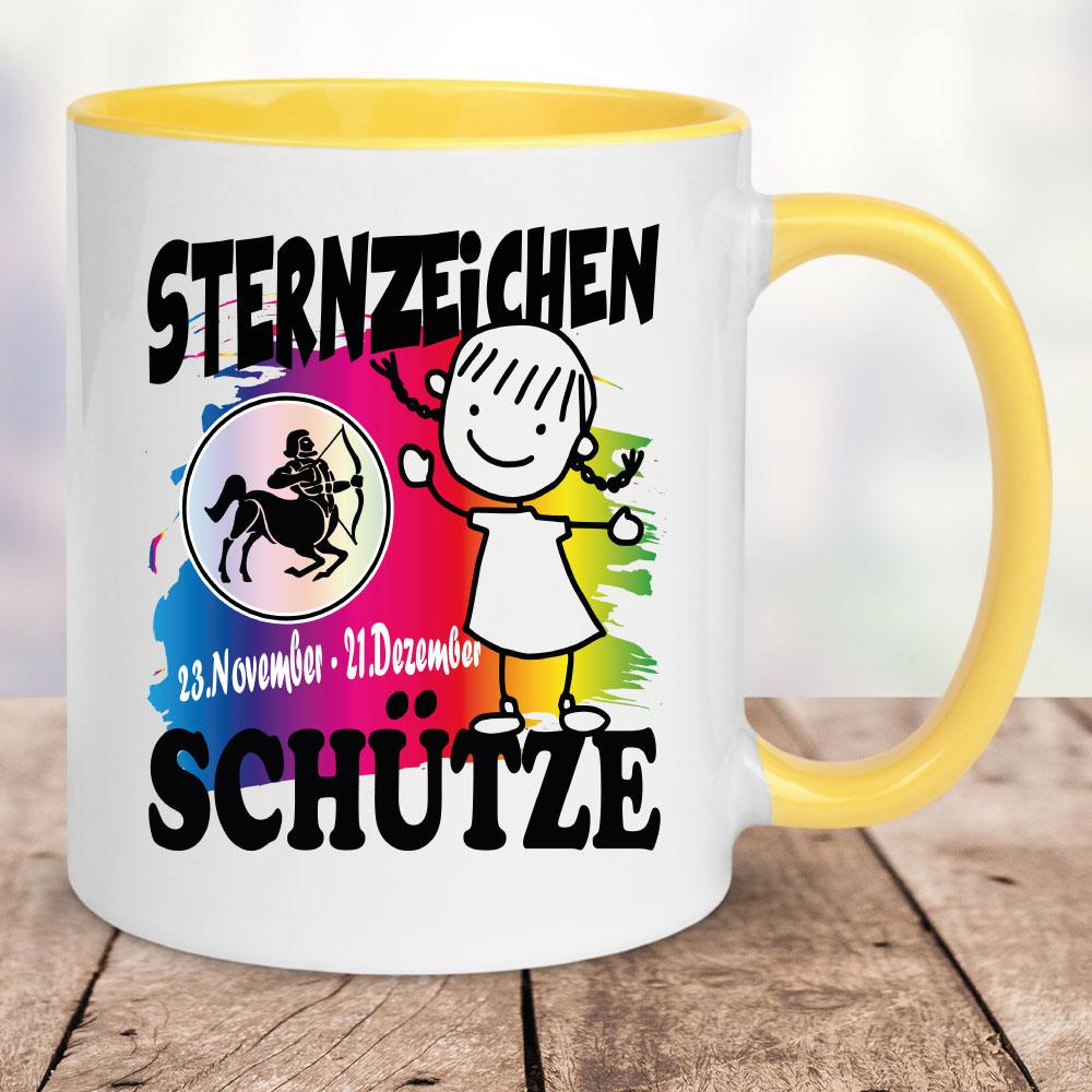 Mädchen Schuetze Gelb