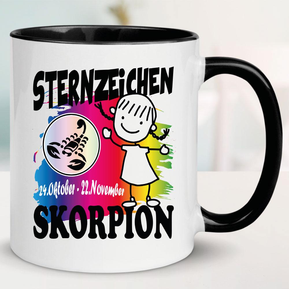 Mädchen Skorpion Schwarz