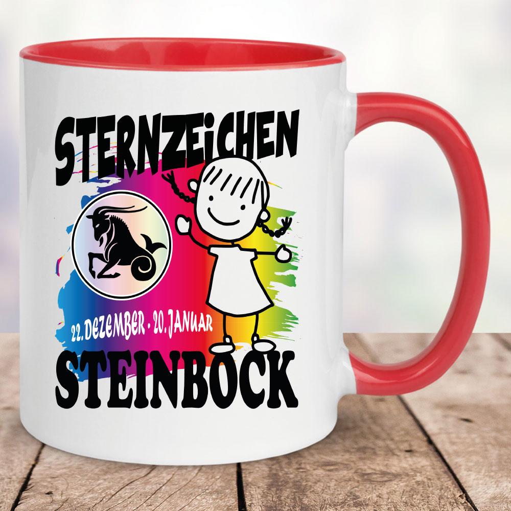 Mädchen Steinbock Rot