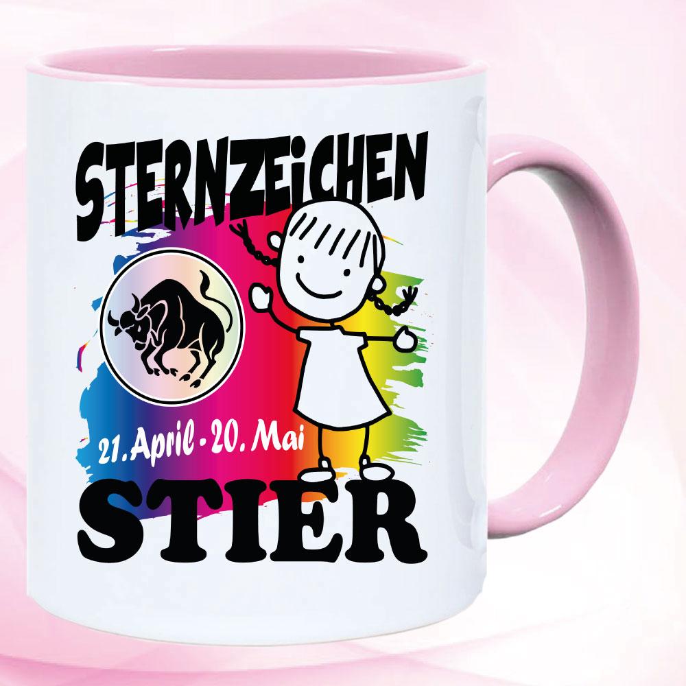 Mädchen Stier Pink