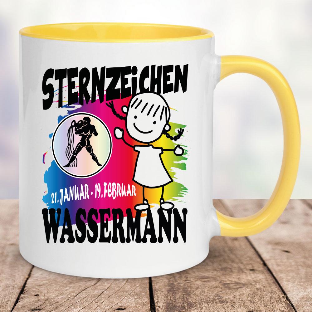 Mädchen Wassermann Gelb