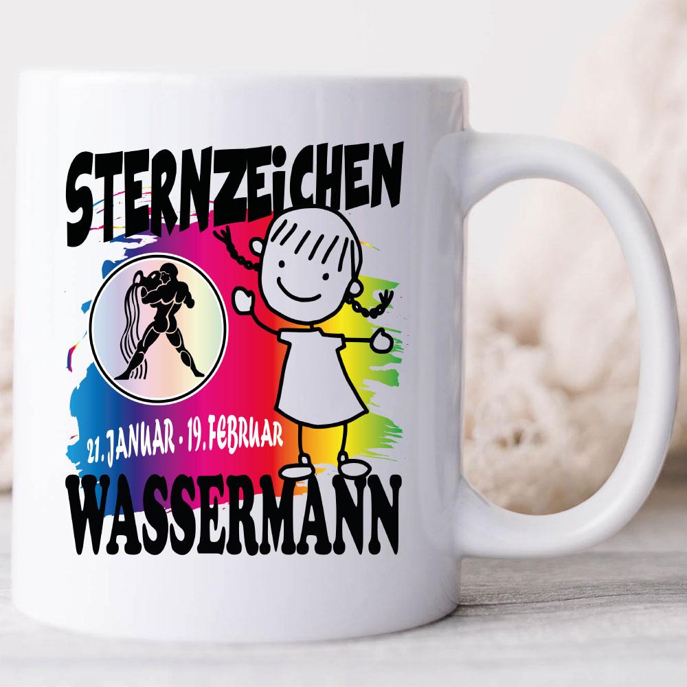 Mädchen Wassermann Weiss