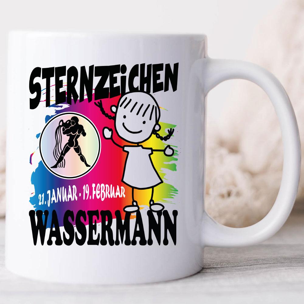 Mädchen Wassermann Weiss