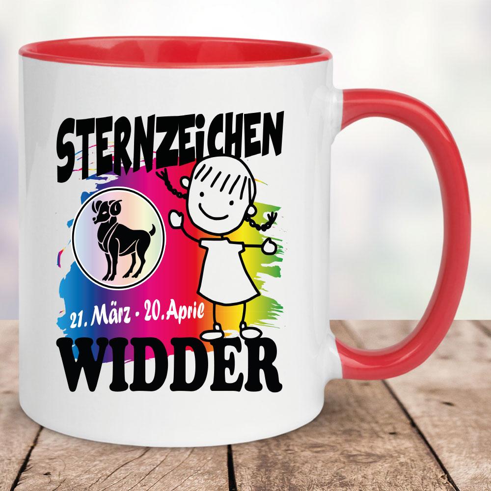 Mädchen Widder Rot