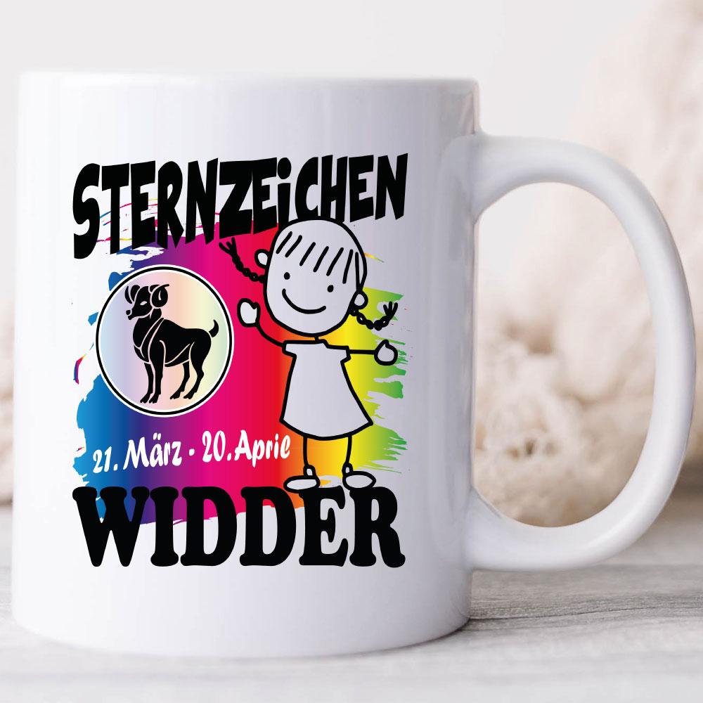 Mädchen Widder Weiss