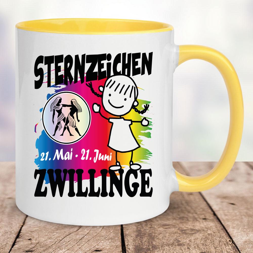 Mädchen Zwillinge Gelb