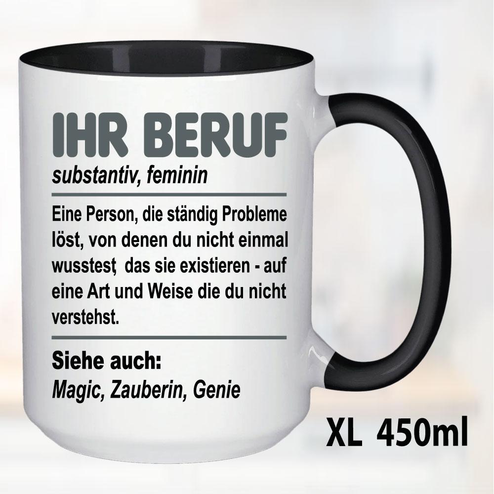 XL Schwarz 450ml