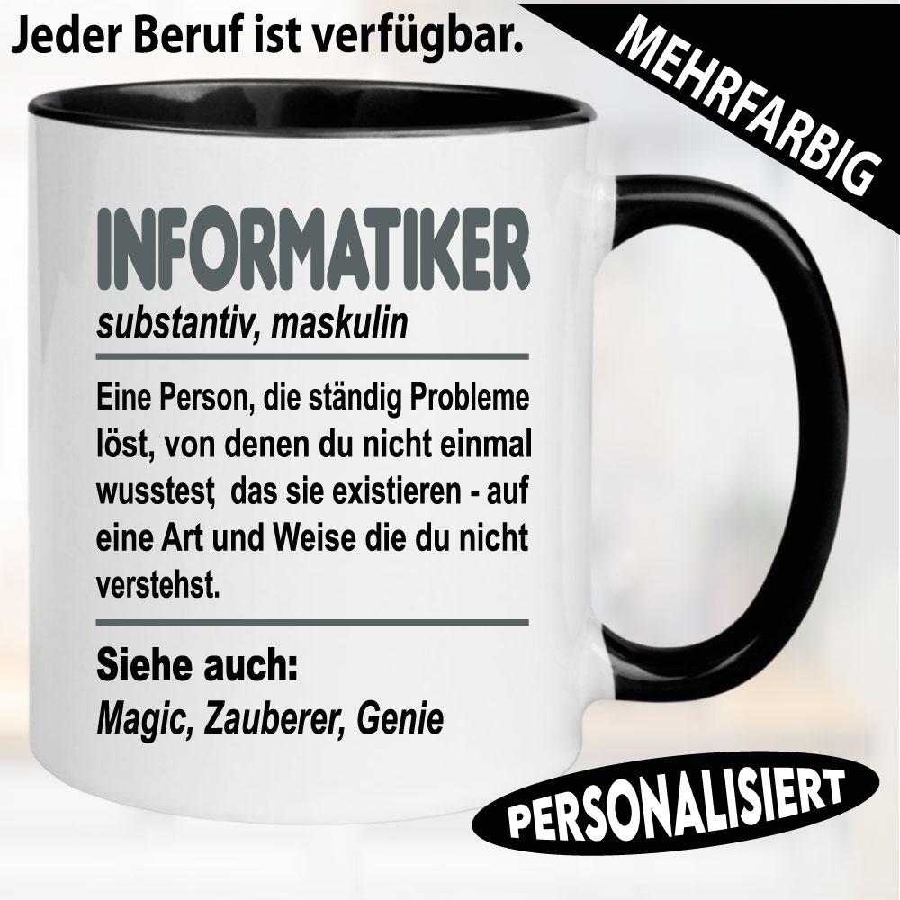 Tasse Beruf für Männer Substantiv Maskulin.
