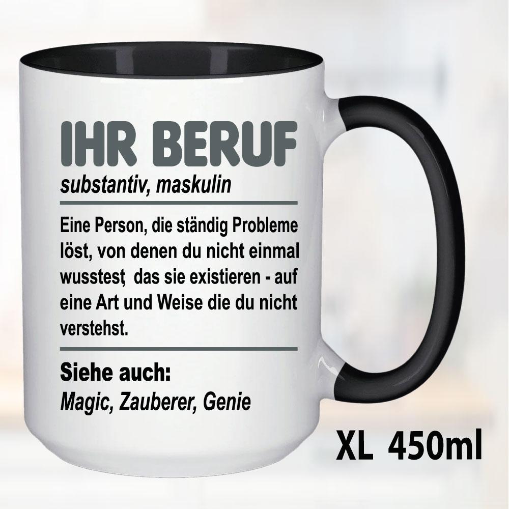 XL Schwarz 450ml