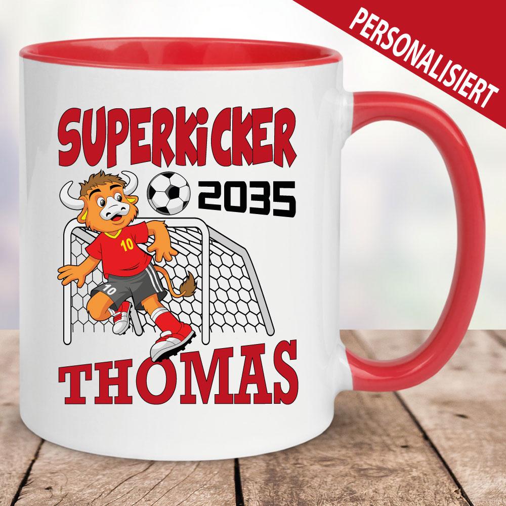 Tasse für Kinder Superkicker