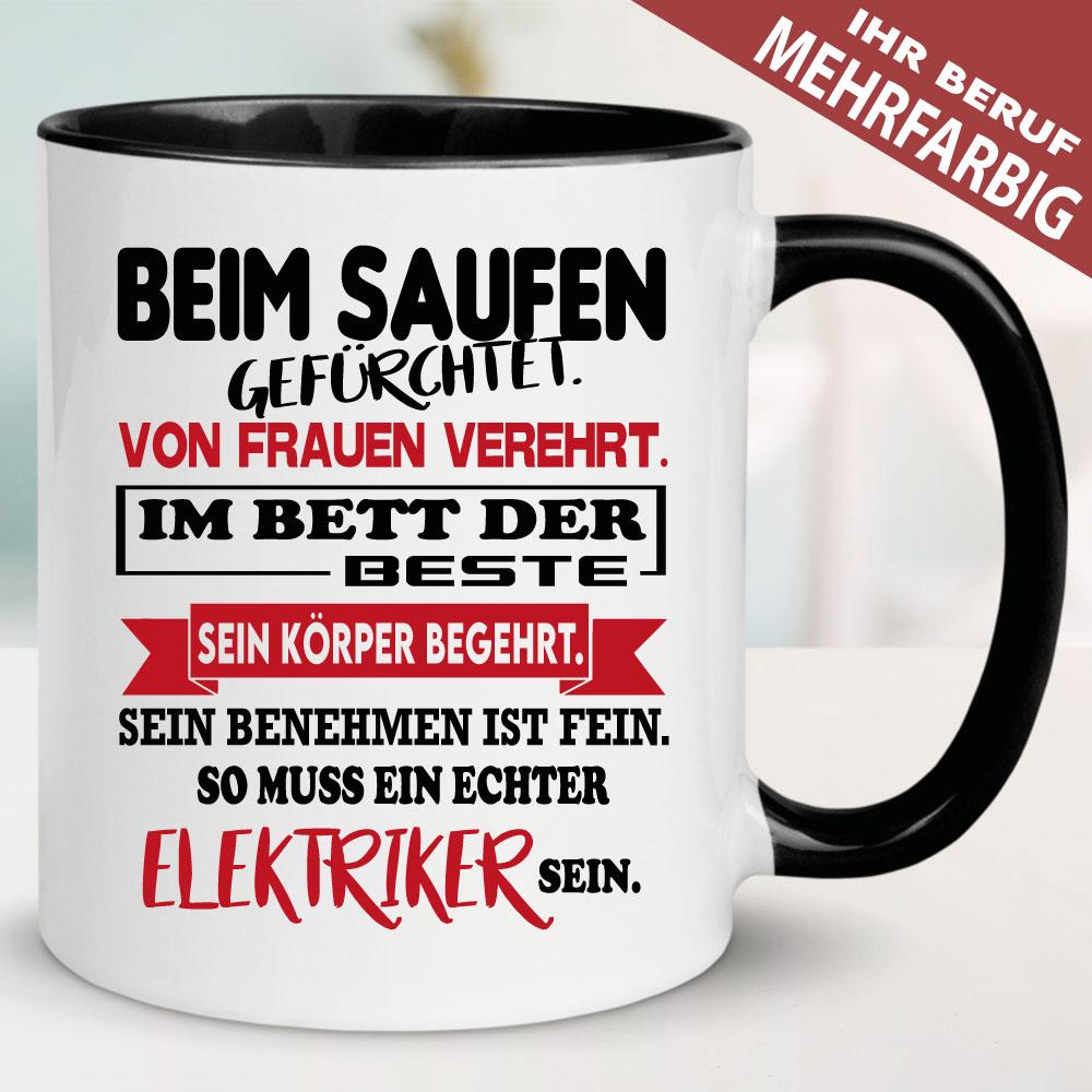 Tasse mit Beruf personalisiert Der Beste