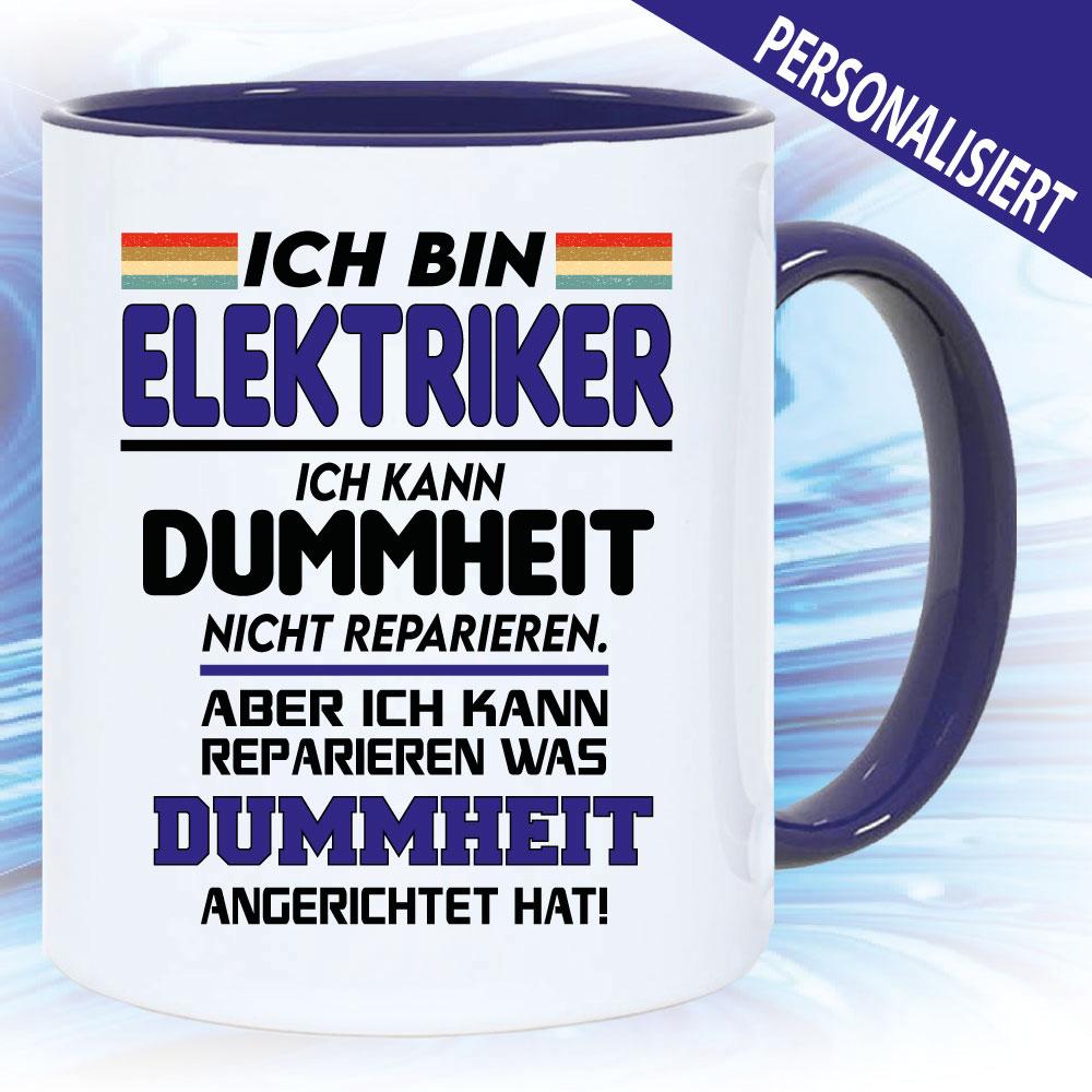 Tasse Man kann Dummheit nicht reparieren