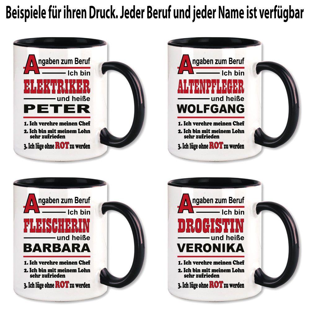 Beruf und Name Schwarz
