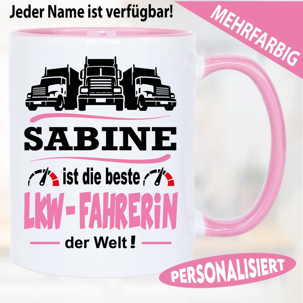 Tasse Beste LKW-Fahrerin der Welt