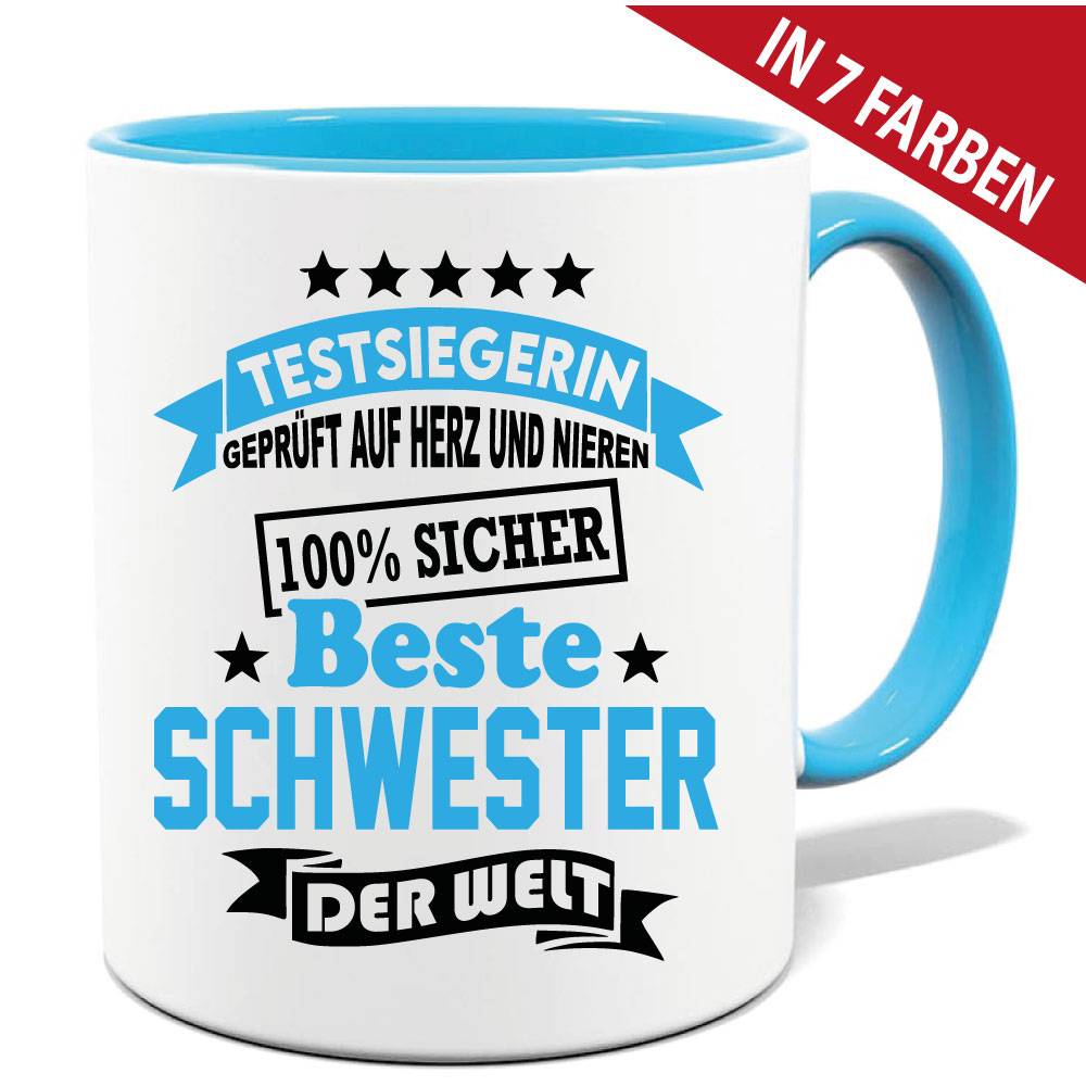 Tasse-Testsieger-Die-Beste-Schwester-der-Welt.