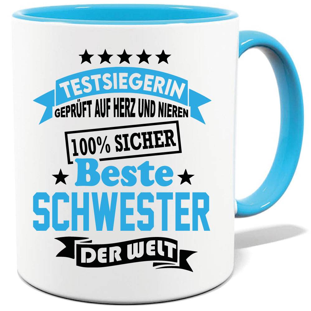 Geschenketasse Beste Schwester der Welt