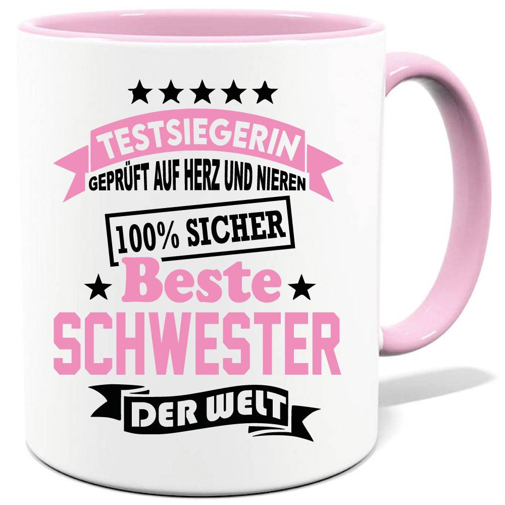 Geschenketasse Beste Schwester der Welt