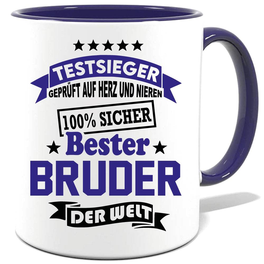 Geschenketasse Bester Bruder der Welt