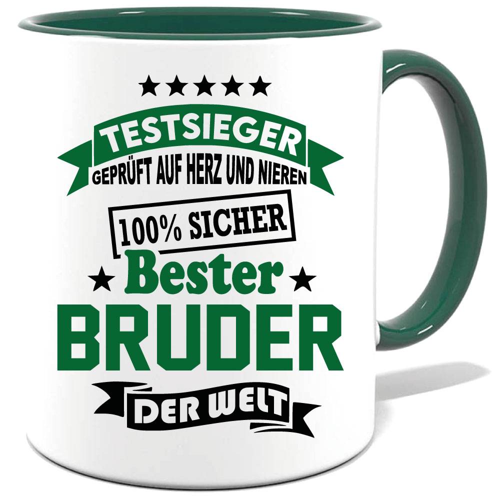 Geschenketasse Bester Bruder der Welt