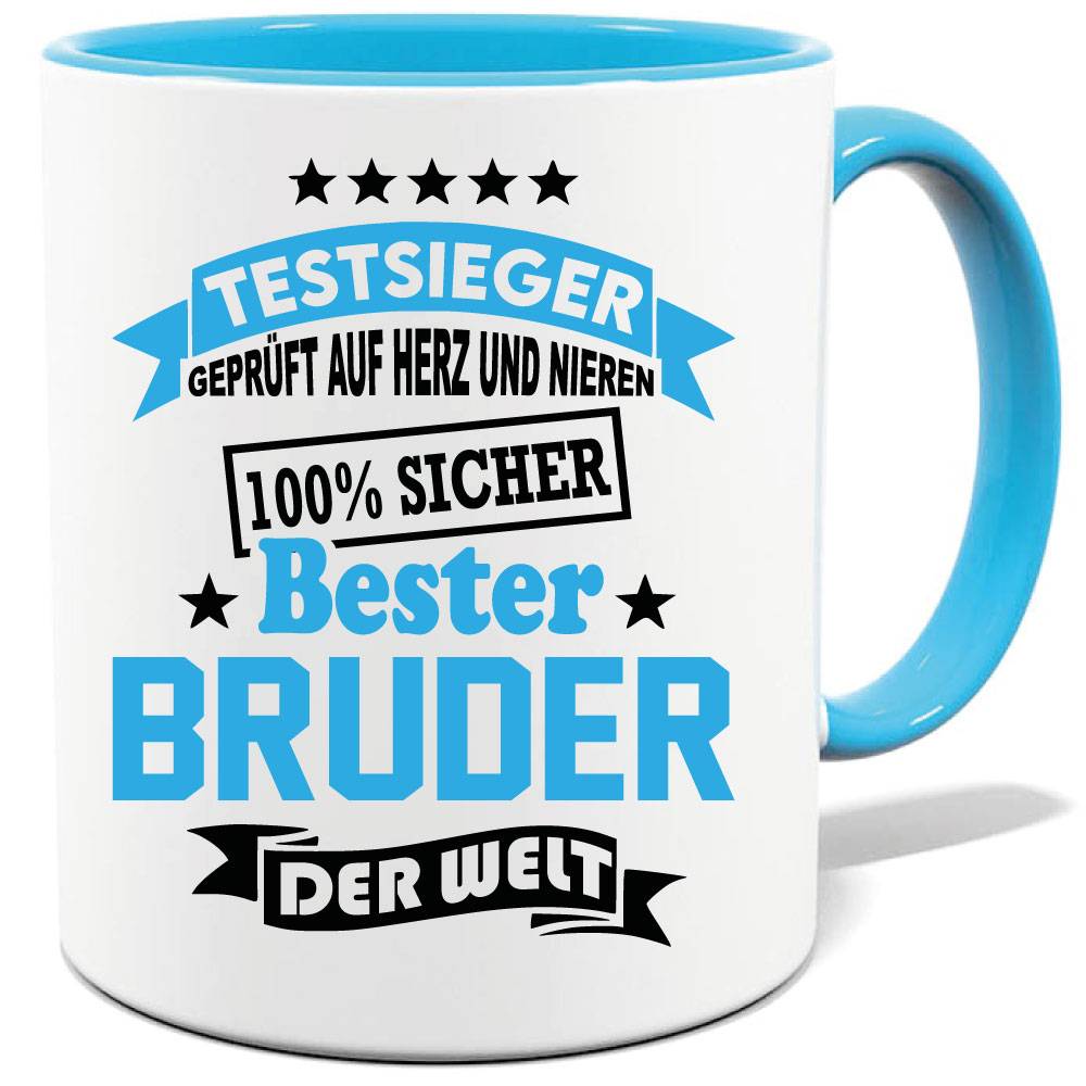 Geschenketasse Bester Bruder der Welt