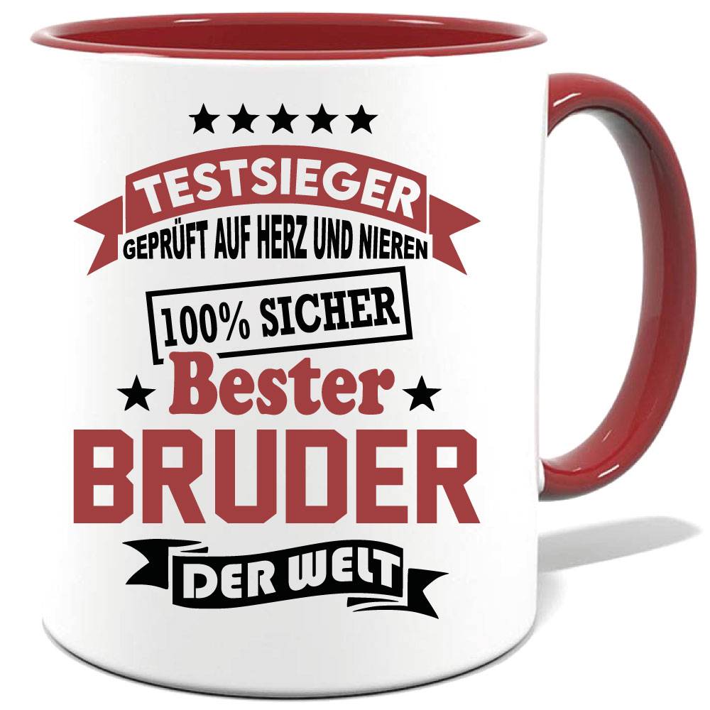 Geschenketasse Bester Bruder der Welt