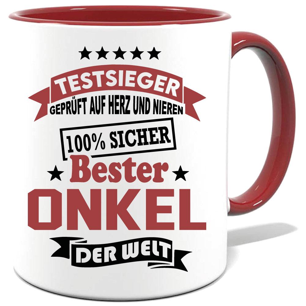 Geschenketasse Bester Onkel der Welt