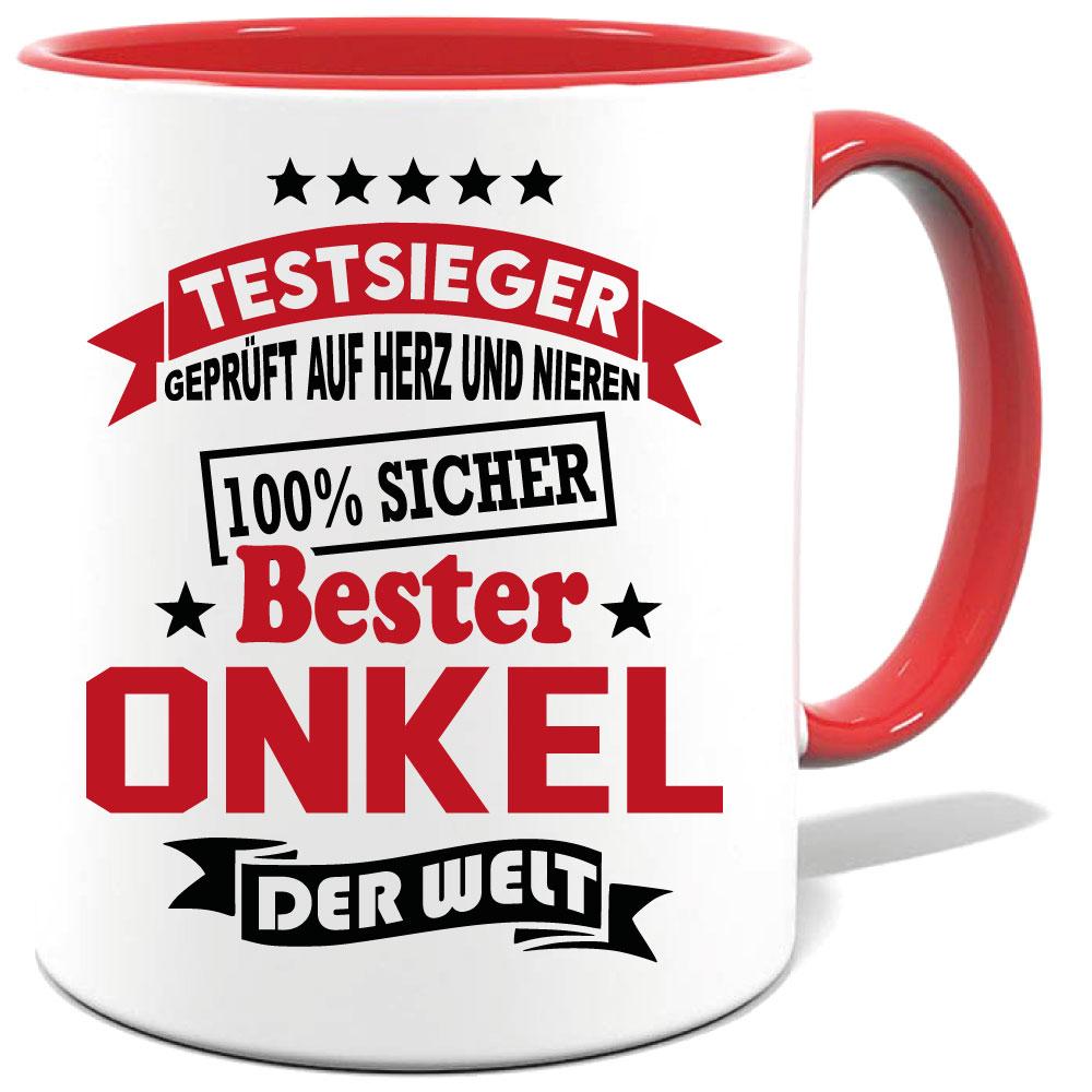 Geschenketasse Bester Onkel der Welt