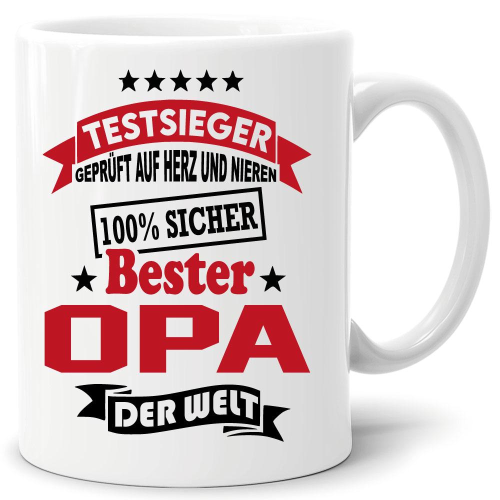 Geschenketasse Bester Opa der Welt