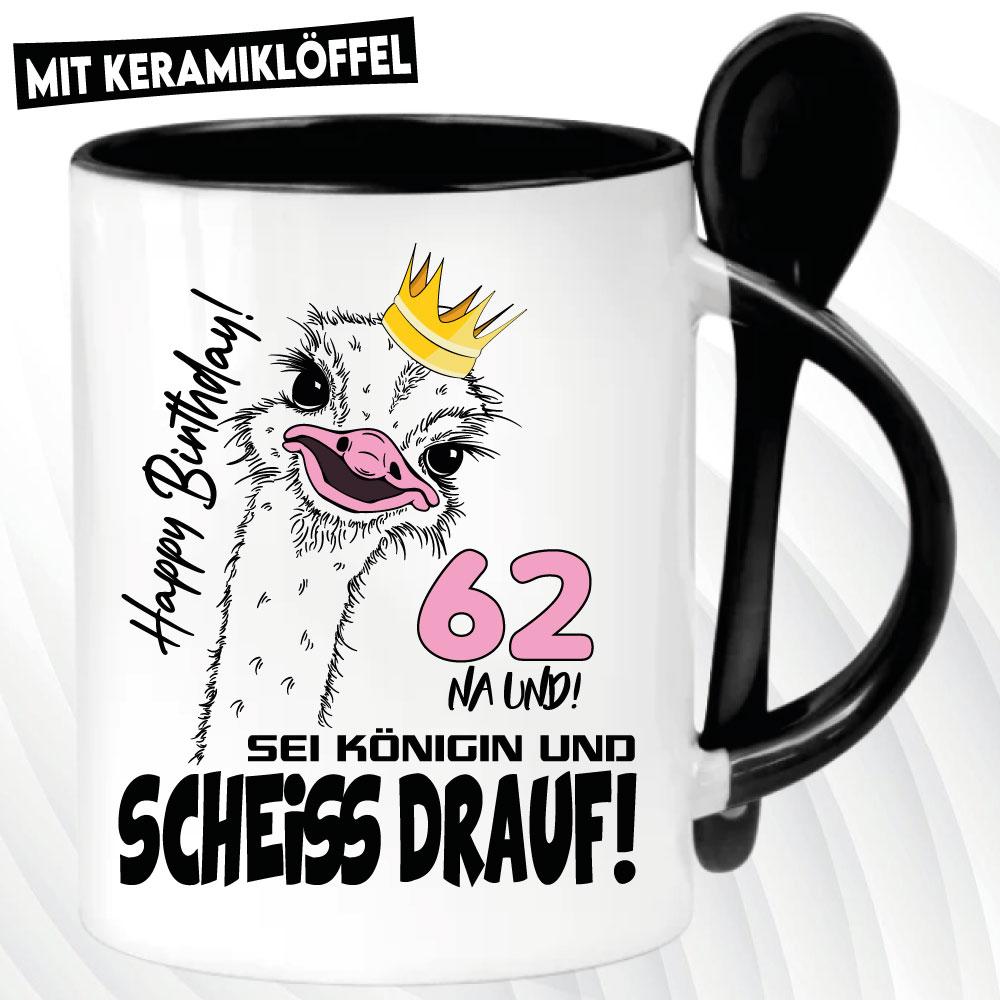Löffeltasse Schwarz