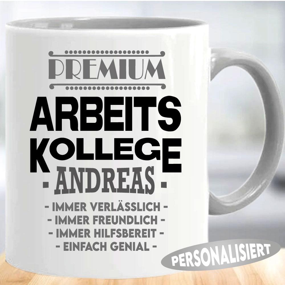 Personalisiert Bester Arbeitskollege Grau