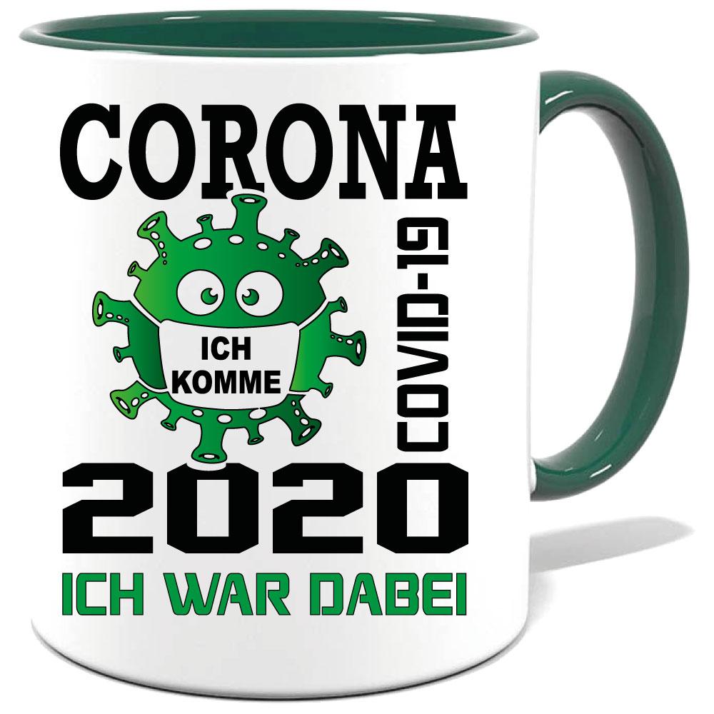 Tasse 6 Farben Corona * Ich komme