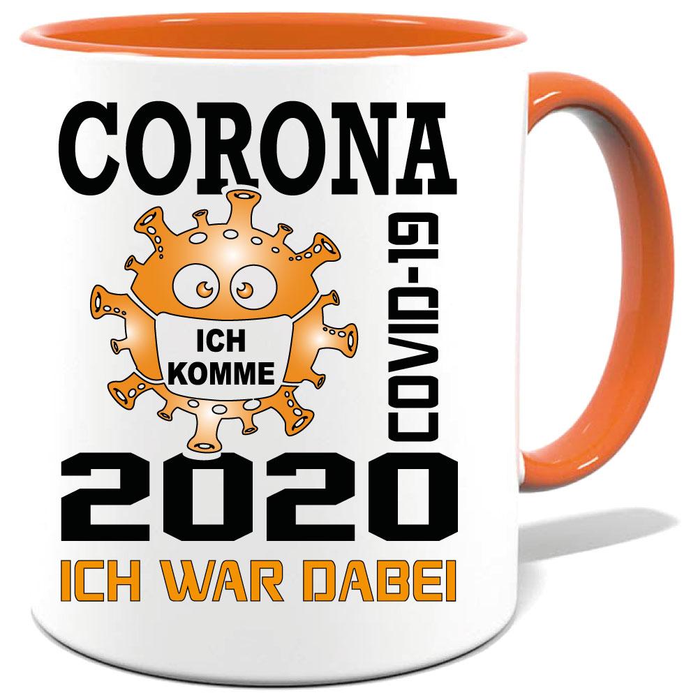 Tasse 6 Farben Corona * Ich komme