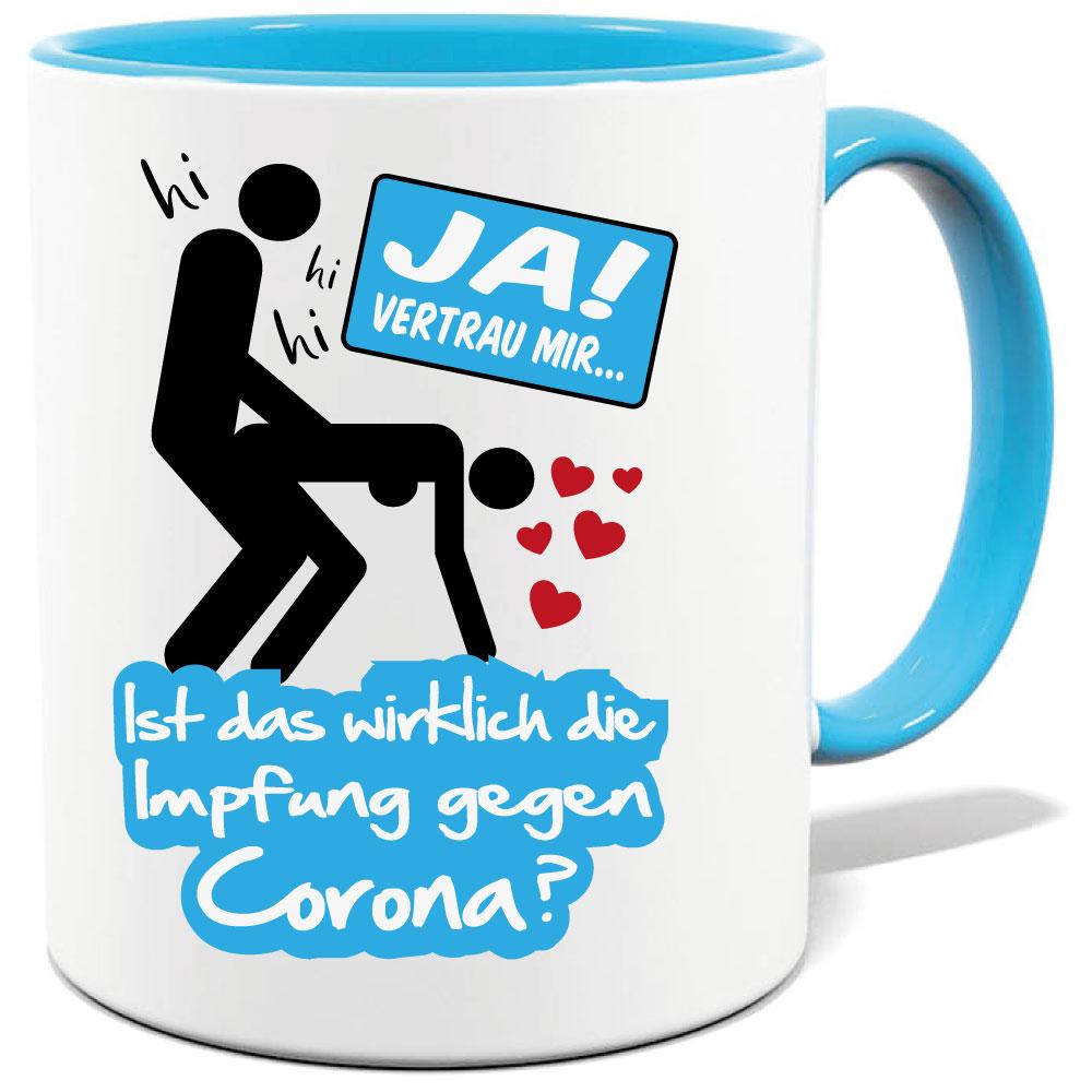 Tasse 5 Farben Corona * Impfstoff Sex