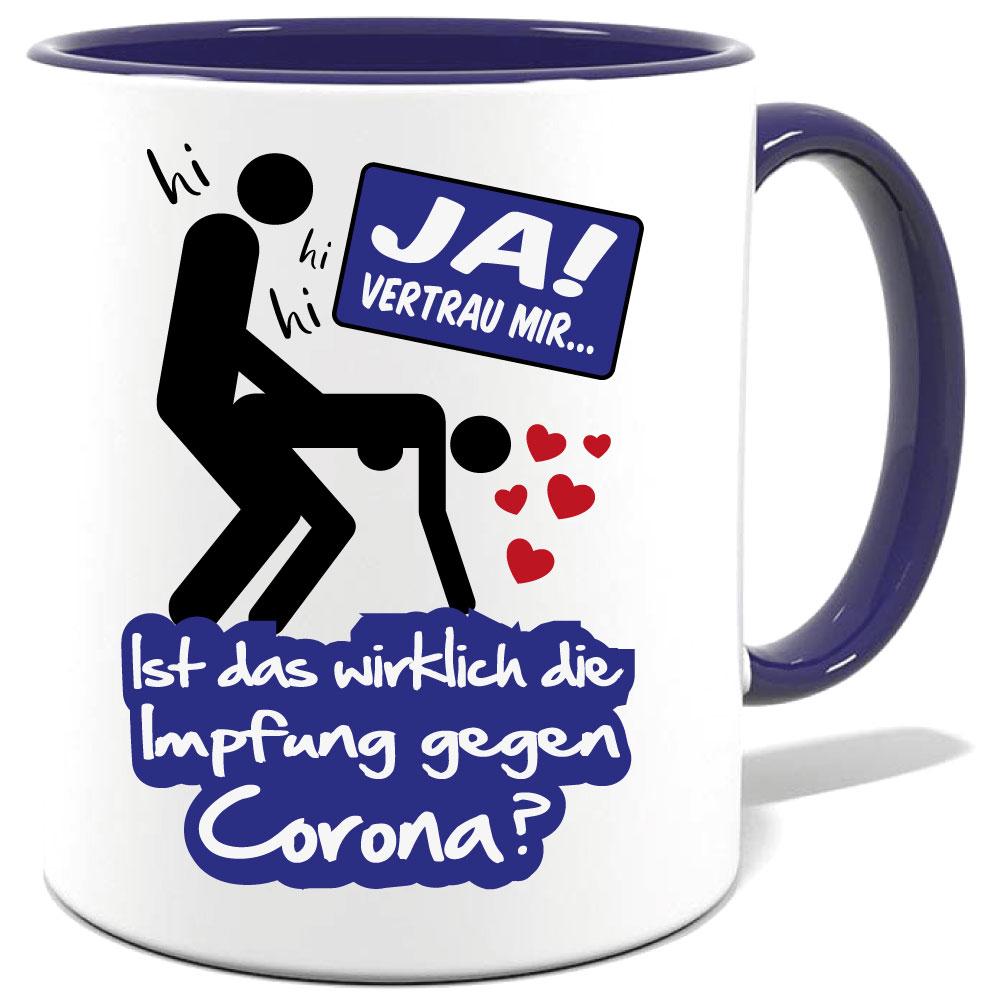 Tasse 5 Farben Corona * Impfstoff Sex