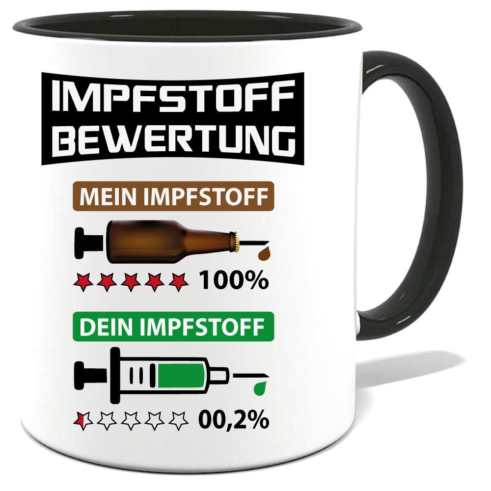 Tasse 2 Farben Corona * Impfstoffbewertung