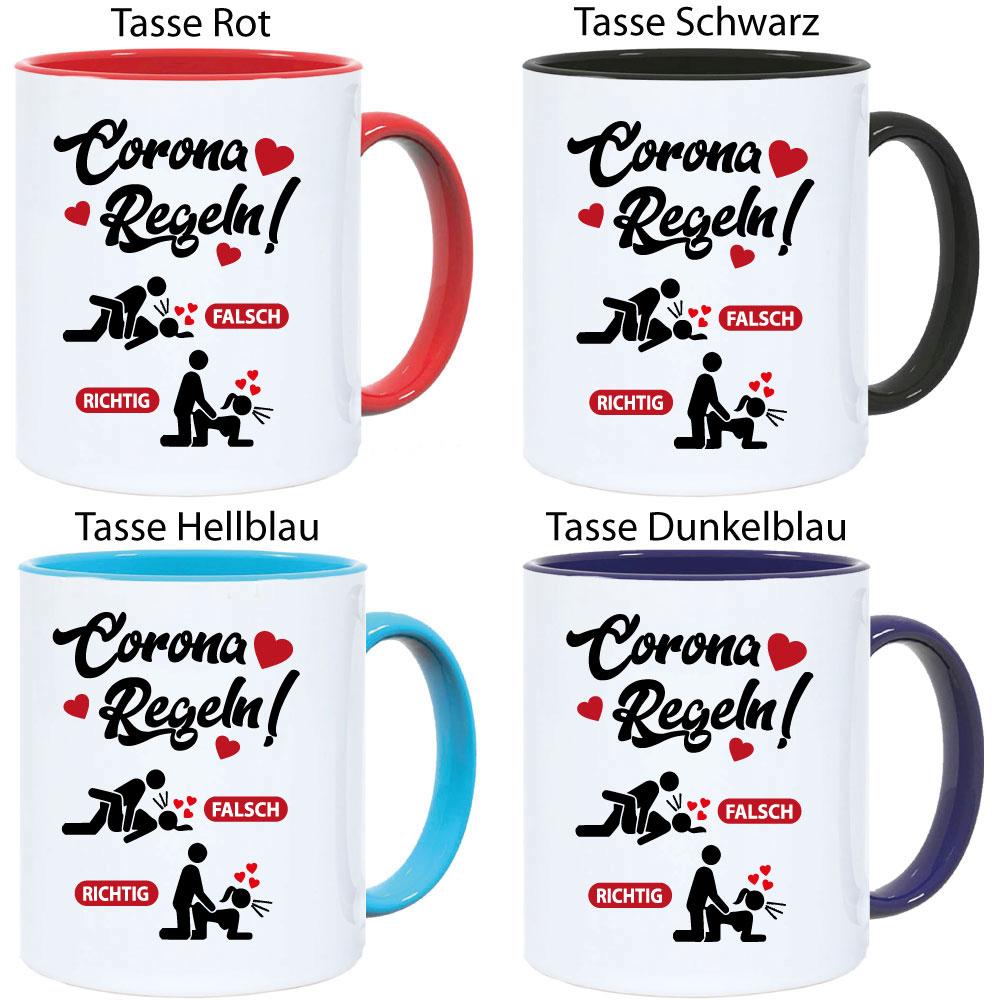 Tasse Corona * Meine Regeln