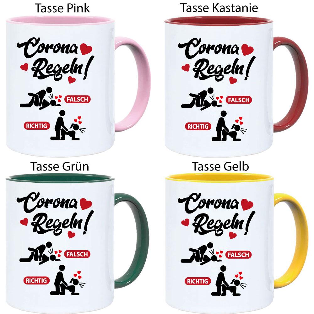 Tasse Corona * Meine Regeln