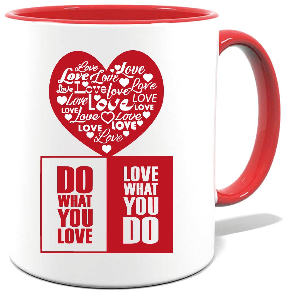 Tasse bedruckt mit Do what you love