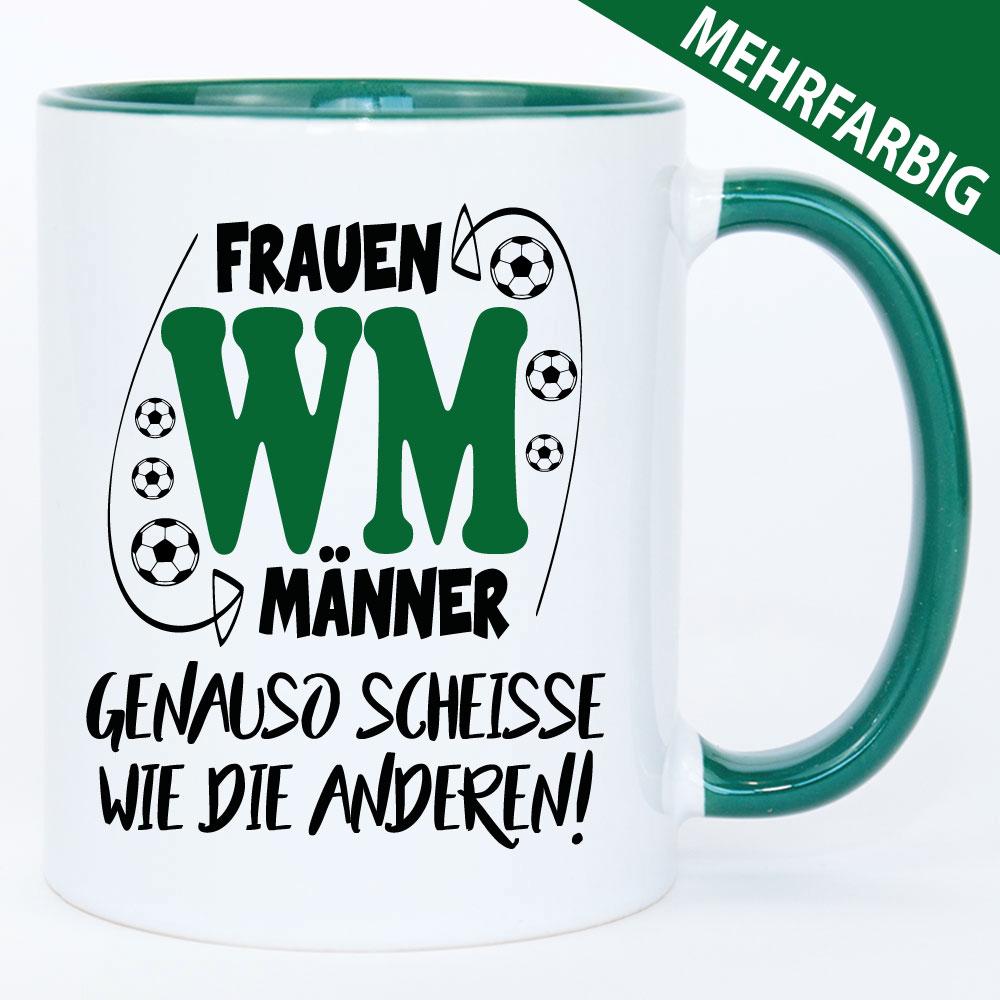 Tasse Fußballl WM Scheiße Frauen Männer
