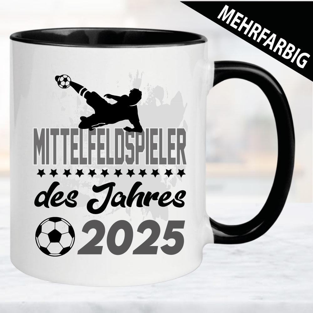 Fußballtasse Bester Mittelfeldspieler