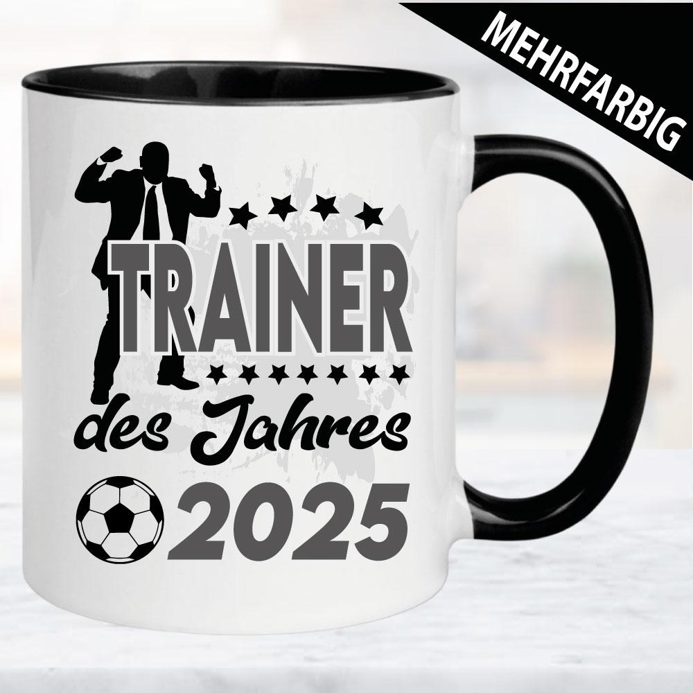 Trendation - Fussballtrainer Tasse Geschenk Bester Fußball-Trainer  Geschenkidee