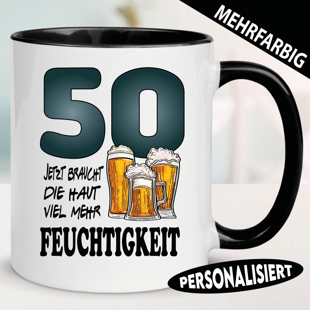 Lustige Tasse Geburtstag Mehr Feuchtigkeit durch Bier