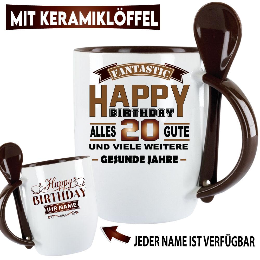 Tasse zum 20. Geburtstag Fantastic Birthday