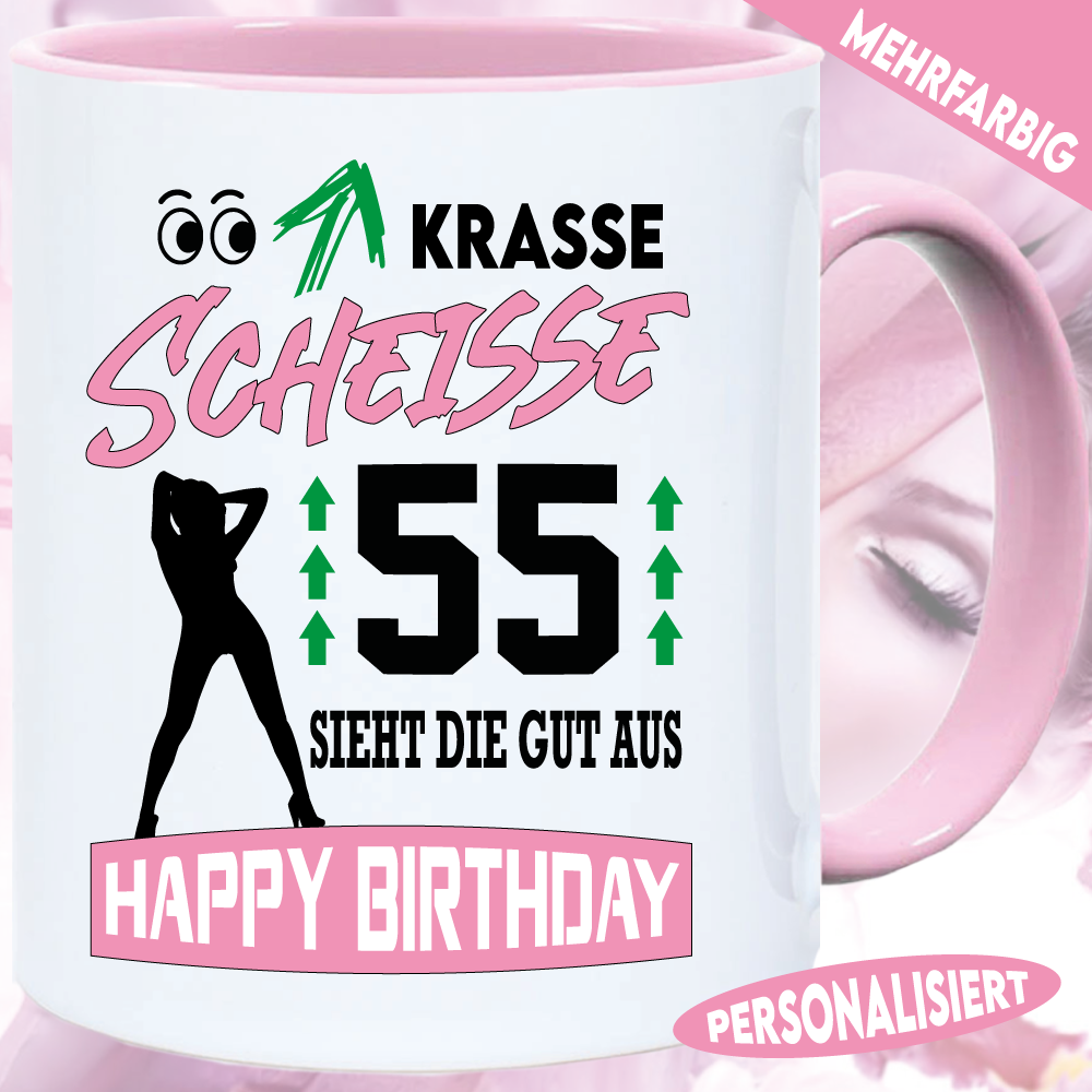 Tasse Geburtstag Frauen Krasse Scheisse