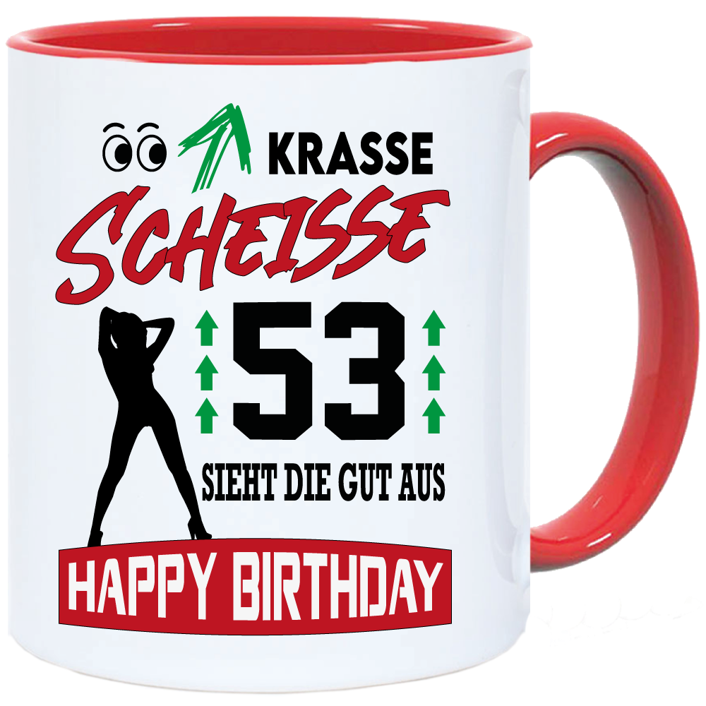 Tasse Geburtstag Frauen Krasse Scheisse