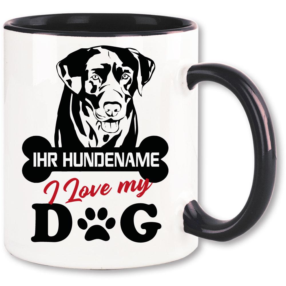 Bedruckte Tasse Labrador