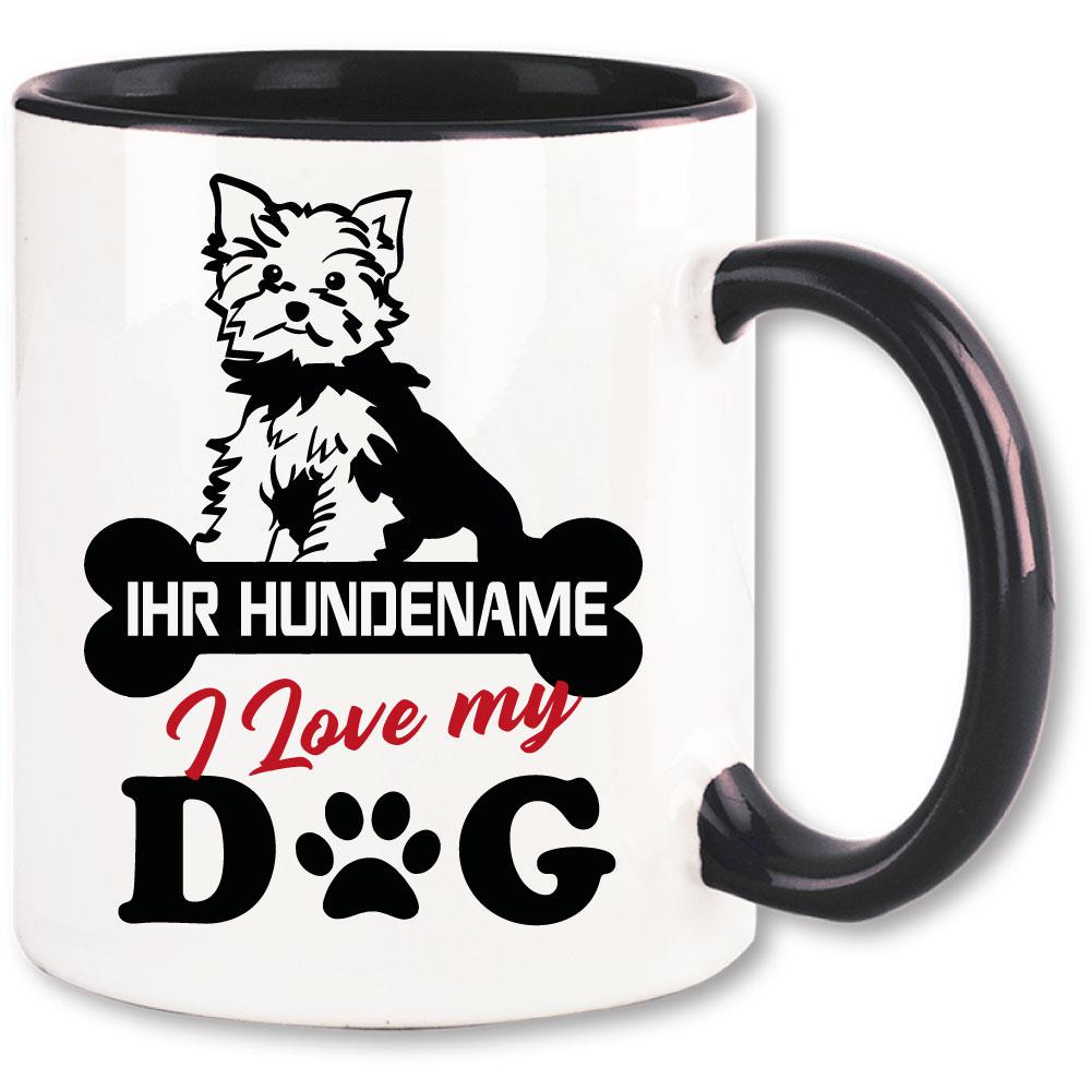 Bedruckte Tasse Yorkshire-Terrier