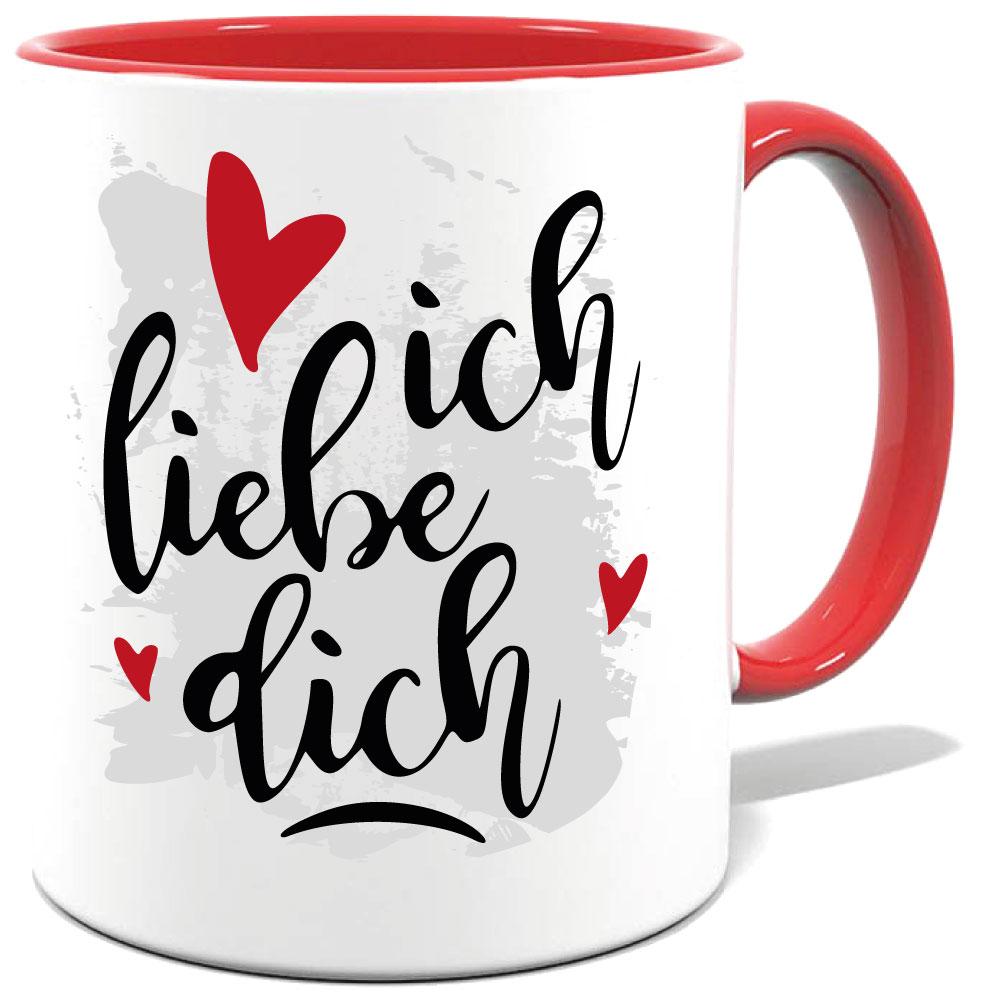 Schnörkelschrift Ich liebe dich