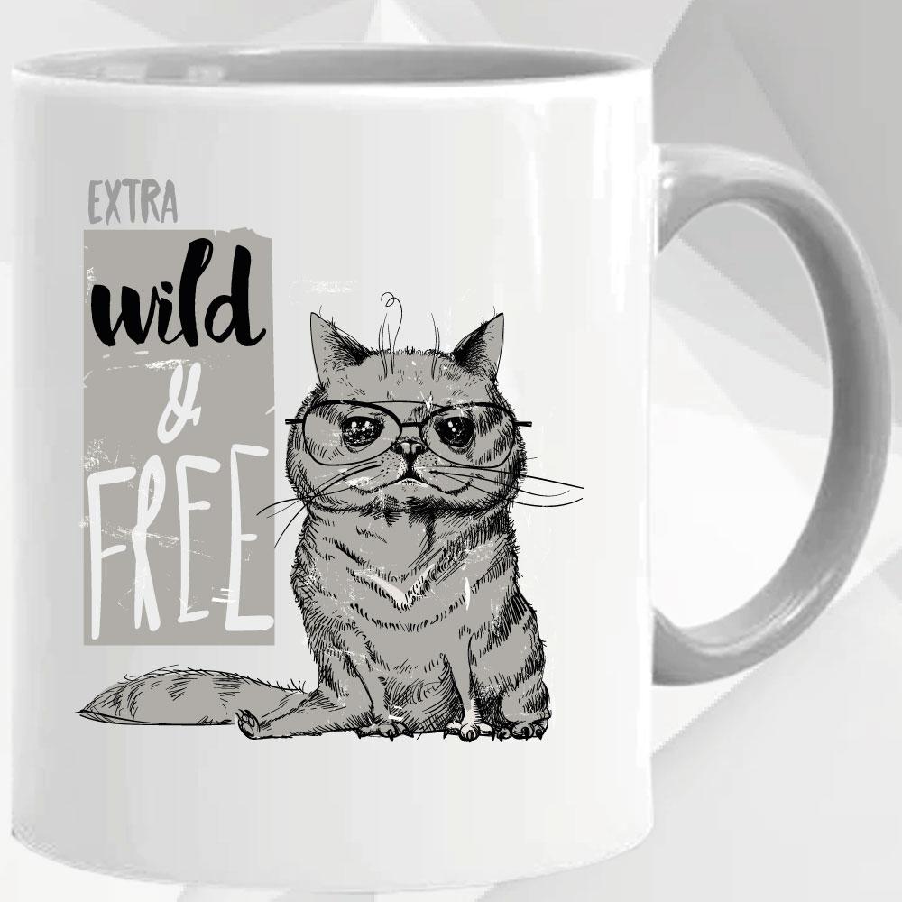 Katze Wild and Free