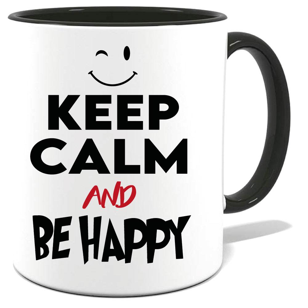 Tasse Keep Calm Be Happy